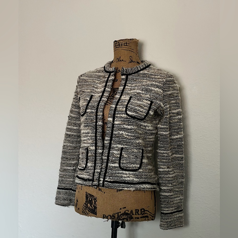 LOFT Chanel Style woven spring jacket